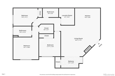 Floorplan - 875 E 78th Ave #71, Denver, CO 80229 photo 1 of 1