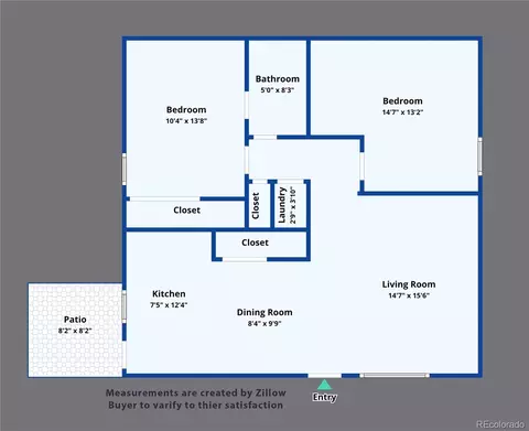 Floorplan - 10001 Evans Ave #83A, Aurora, CO 80247 photo 1 of 1