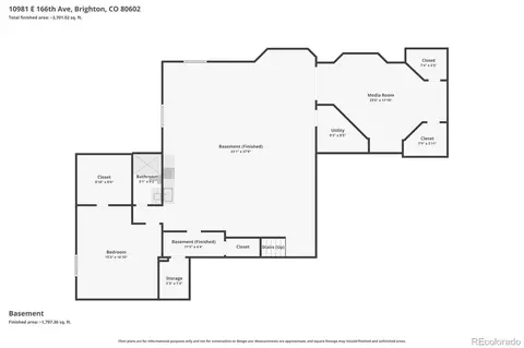 Floorplan - 10981 E 166th Ave, Brighton, CO 80602 photo 1 of 3