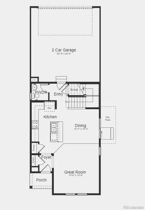 Floorplan - 23772 E 33rd Pl, Aurora, CO 80019 photo 1 of 3