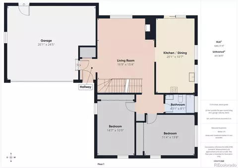 Floorplan - 17434 E Ford Dr, Aurora, CO 80017 photo 1 of 4
