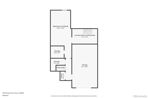Floorplan - 13616 Evans Ave, Aurora, CO 80014 photo 1 of 3