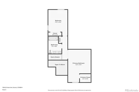 Floorplan - 13616 Evans Ave, Aurora, CO 80014 photo 3 of 3