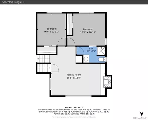 Floorplan - 690 E Davies Ave, Centennial, CO 80122 photo 2 of 5