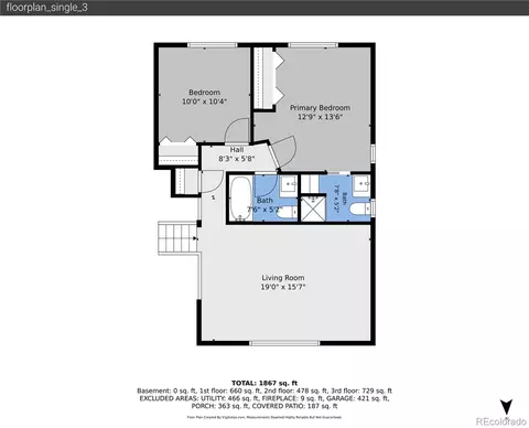 Floorplan - 690 E Davies Ave, Centennial, CO 80122 photo 4 of 5