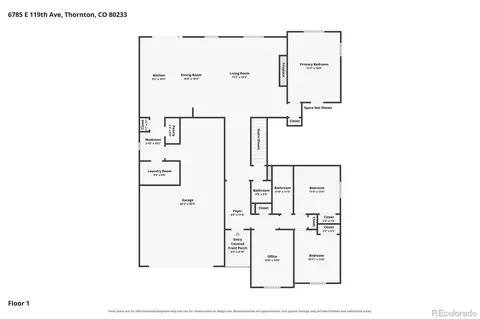 Floorplan - 6785 E 119th Ave, Thornton, CO 80233 photo 1 of 3