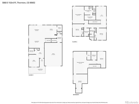 Floorplan - 5860 E 153rd Pl, Thornton, CO 80602 photo 1 of 4