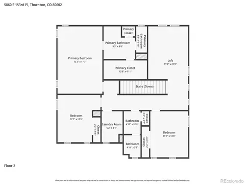 Floorplan - 5860 E 153rd Pl, Thornton, CO 80602 photo 3 of 4