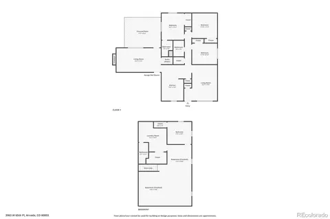 Floorplan - 3963 W 65th Pl, Arvada, CO 80003 photo 3 of 3