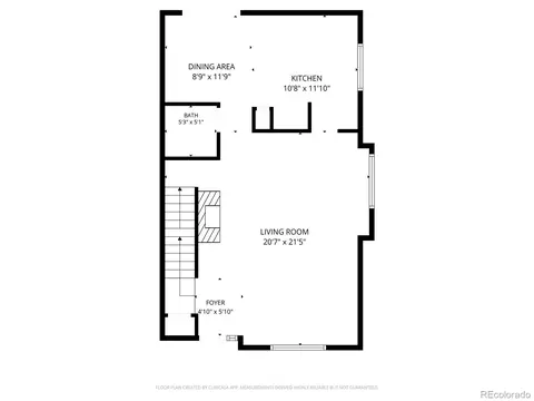 Floorplan - 16901 E Warren Place Pl #A, Aurora, CO 80013 photo 1 of 2