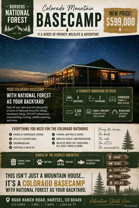 8608 Ranch Rd, Hartsel, CO 80449