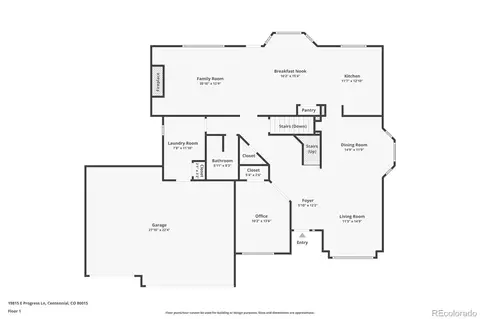 Floorplan - 19815 E Progress Ln, Centennial, CO 80015 photo 3 of 3