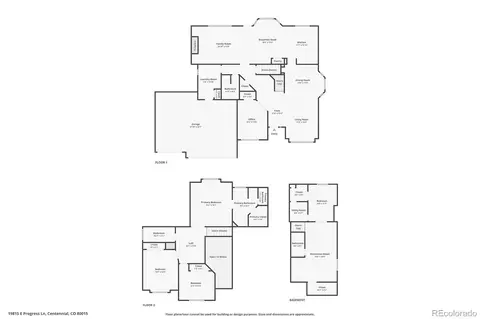 Floorplan - 19815 E Progress Ln, Centennial, CO 80015 photo 2 of 3