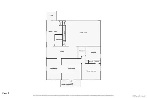 Floorplan - 5166 Eliot St, Denver, CO 80221 photo 1 of 1