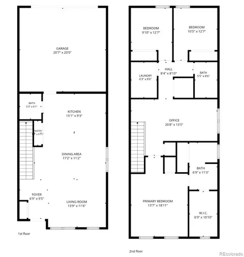 Floorplan - 22150 E 8th Ave, Aurora, CO 80018 photo 1 of 1