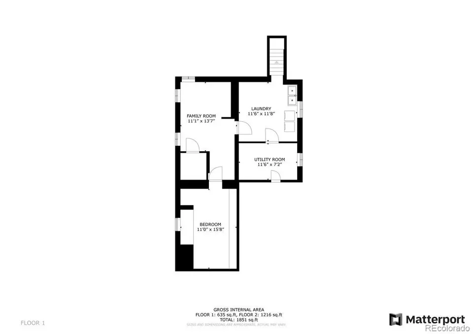 Floorplan - 2377 Cherry St, Denver, CO 80207 photo 2 of 2