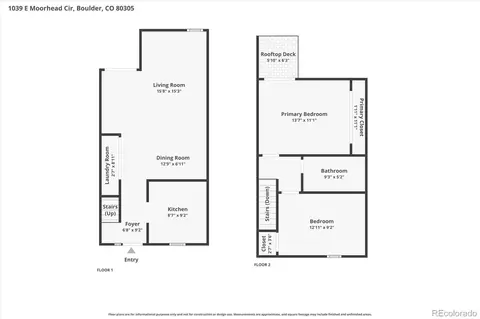 Floorplan - 1039 E Moorhead Cir, Boulder, CO 80305 photo 3 of 3