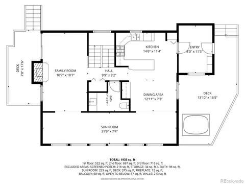 Floorplan - 19 E Pine Dr, Bailey, CO 80421 photo 2 of 4