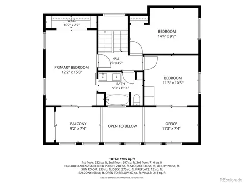 Floorplan - 19 E Pine Dr, Bailey, CO 80421 photo 1 of 4