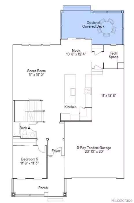 Floorplan - 24791 E Baltic Pl, Aurora, CO 80018 photo 1 of 2
