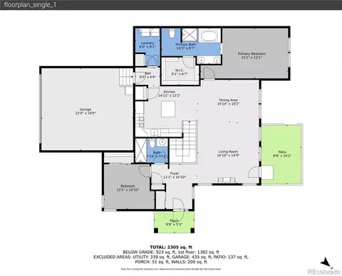 Floorplan - 21999 Euclid Dr, Aurora, CO 80016 photo 1 of 3
