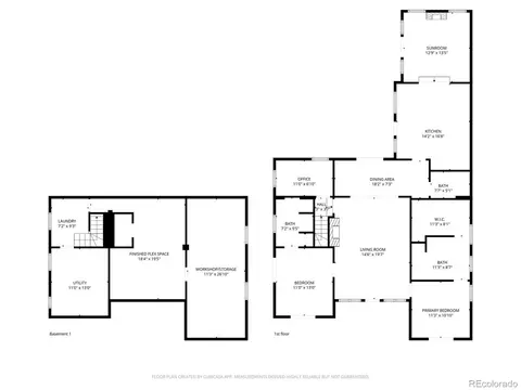 Floorplan - 2025 Eudora St, Denver, CO 80207 photo 1 of 1