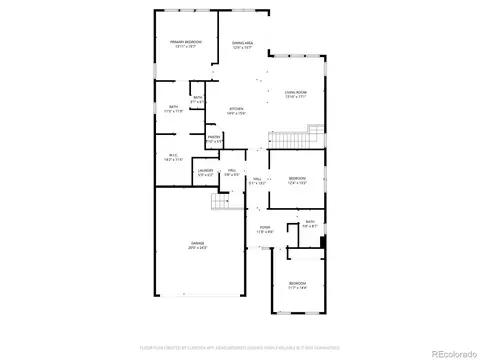 Floorplan - 24412 Evans Dr, Aurora, CO 80018 photo 1 of 1