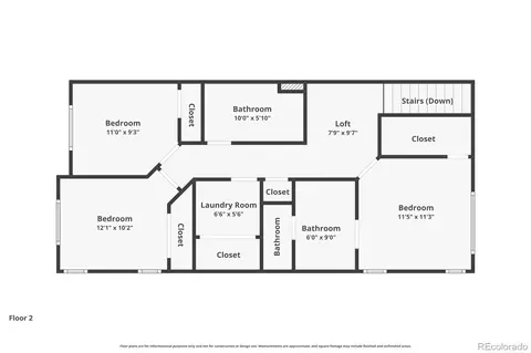 Floorplan - 15526 W 64th Loop #A, Arvada, CO 80007 photo 3 of 3
