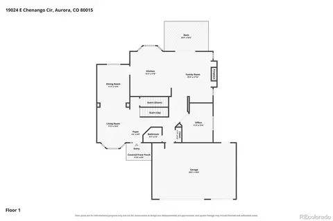 Floorplan - 19024 E Chenango Cir, Aurora, CO 80015 photo 3 of 4