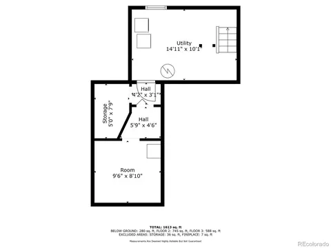 Floorplan - 408 E 1st Ave, Denver, CO 80203 photo 3 of 3