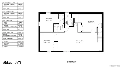 Floorplan - 6403 E Bethany Pl, Denver, CO 80222 photo 1 of 2