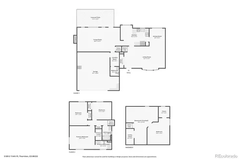 Floorplan - 5189 E 114th Pl, Thornton, CO 80233 photo 1 of 1