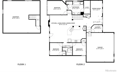 Floorplan - 15497 E 7th Cir, Aurora, CO 80011 photo 1 of 1