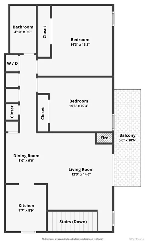 Floorplan - 9901 Evans Ave #5D, Denver, CO 80247 photo 2 of 2