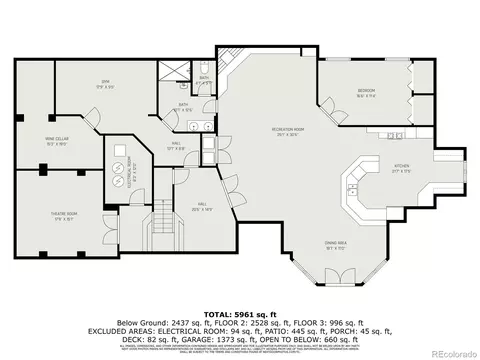 Floorplan - 7567 S Settlers Dr, Morrison, CO 80465 photo 1 of 3