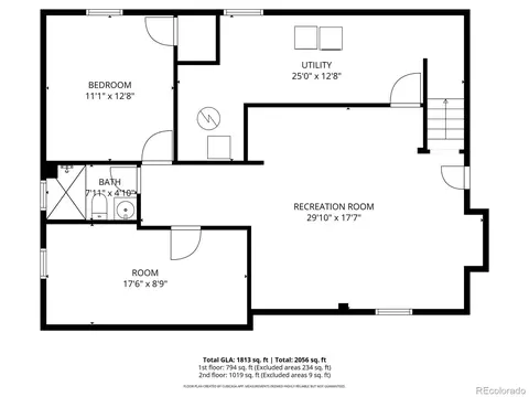 Floorplan - 16010 E 11th Ave, Aurora, CO 80011 photo 1 of 2