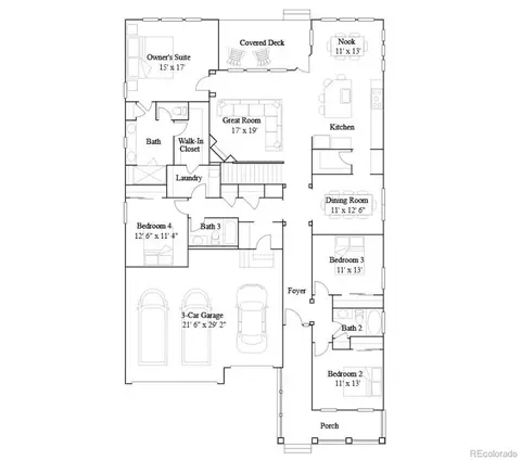 Floorplan - 24765 E Kettle Ct, Aurora, CO 80016 photo 1 of 1