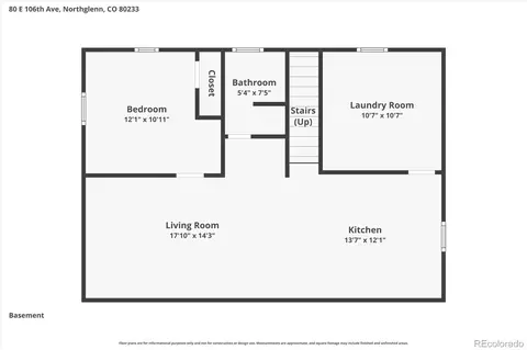 Floorplan - 80 E 106th Ave, Northglenn, CO 80233 photo 3 of 3