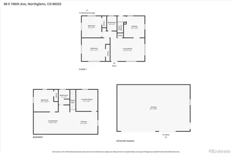 Floorplan - 80 E 106th Ave, Northglenn, CO 80233 photo 1 of 3