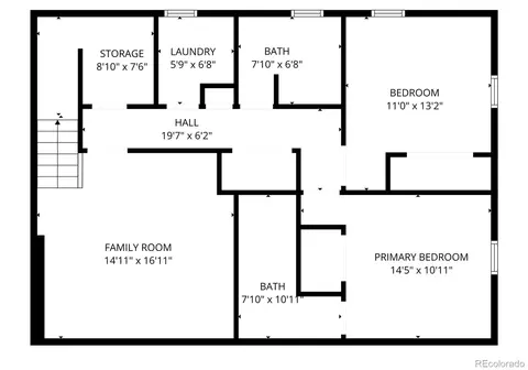 Floorplan - 6050 Marshall Ct, Arvada, CO 80003 photo 2 of 2