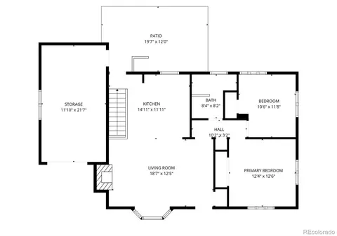 Floorplan - 6050 Marshall Ct, Arvada, CO 80003 photo 1 of 2