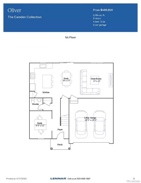 Floorplan - 45883 Mill Ave, Bennett, CO 80102 photo 1 of 2