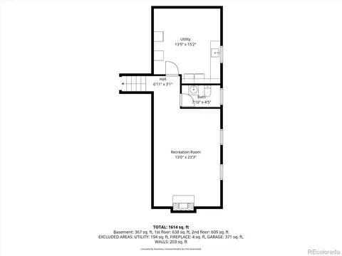 Floorplan - 4658 Euclid Ave, Centennial, CO 80121 photo 3 of 3