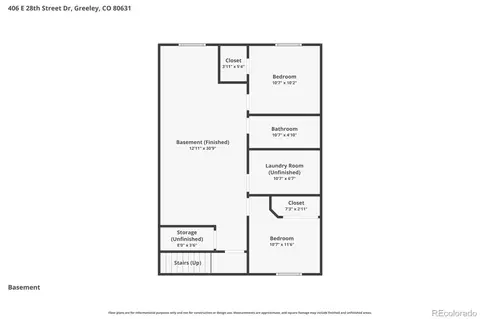 Floorplan - 406 E 28th Street Dr, Greeley, CO 80631 photo 1 of 3