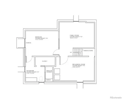 Floorplan - 3724 E Nielsen Ln, Denver, CO 80210 photo 2 of 2