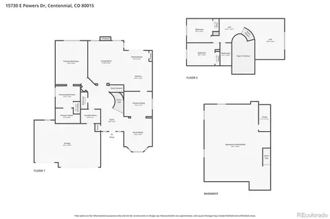 Floorplan - 15730 E Powers Dr, Centennial, CO 80015 photo 1 of 1