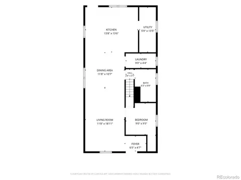 Floorplan - 4842 Bryant St, Denver, CO 80221 photo 1 of 2