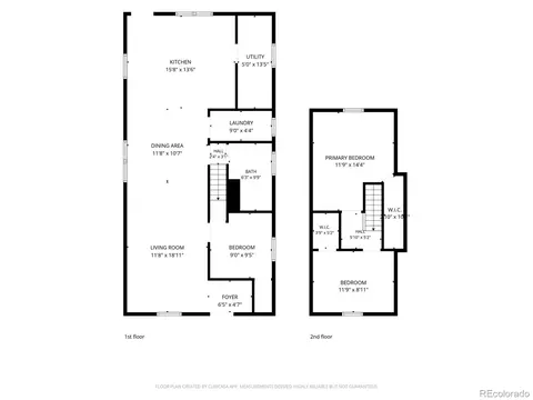 Floorplan - 4842 Bryant St, Denver, CO 80221 photo 2 of 2