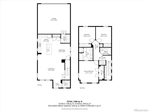 Floorplan - 8140 E 29th Pl, Denver, CO 80238 photo 1 of 1