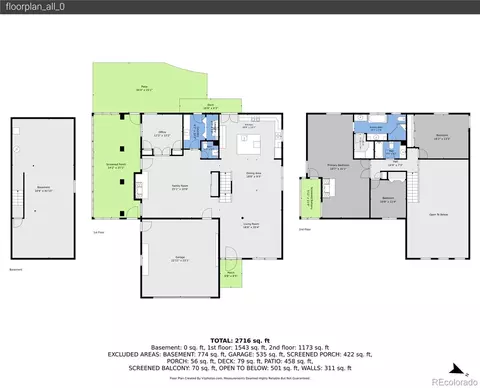 Floorplan - 3056 E Hinsdale Ave, Centennial, CO 80122 photo 4 of 4
